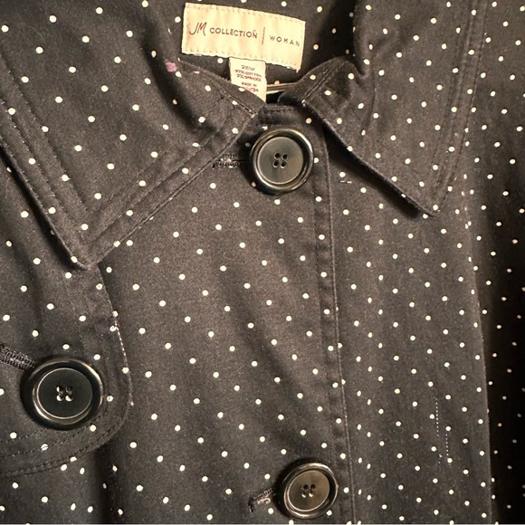 JM Collection Woman Polka Dot Jacket - Picture 5 of 11